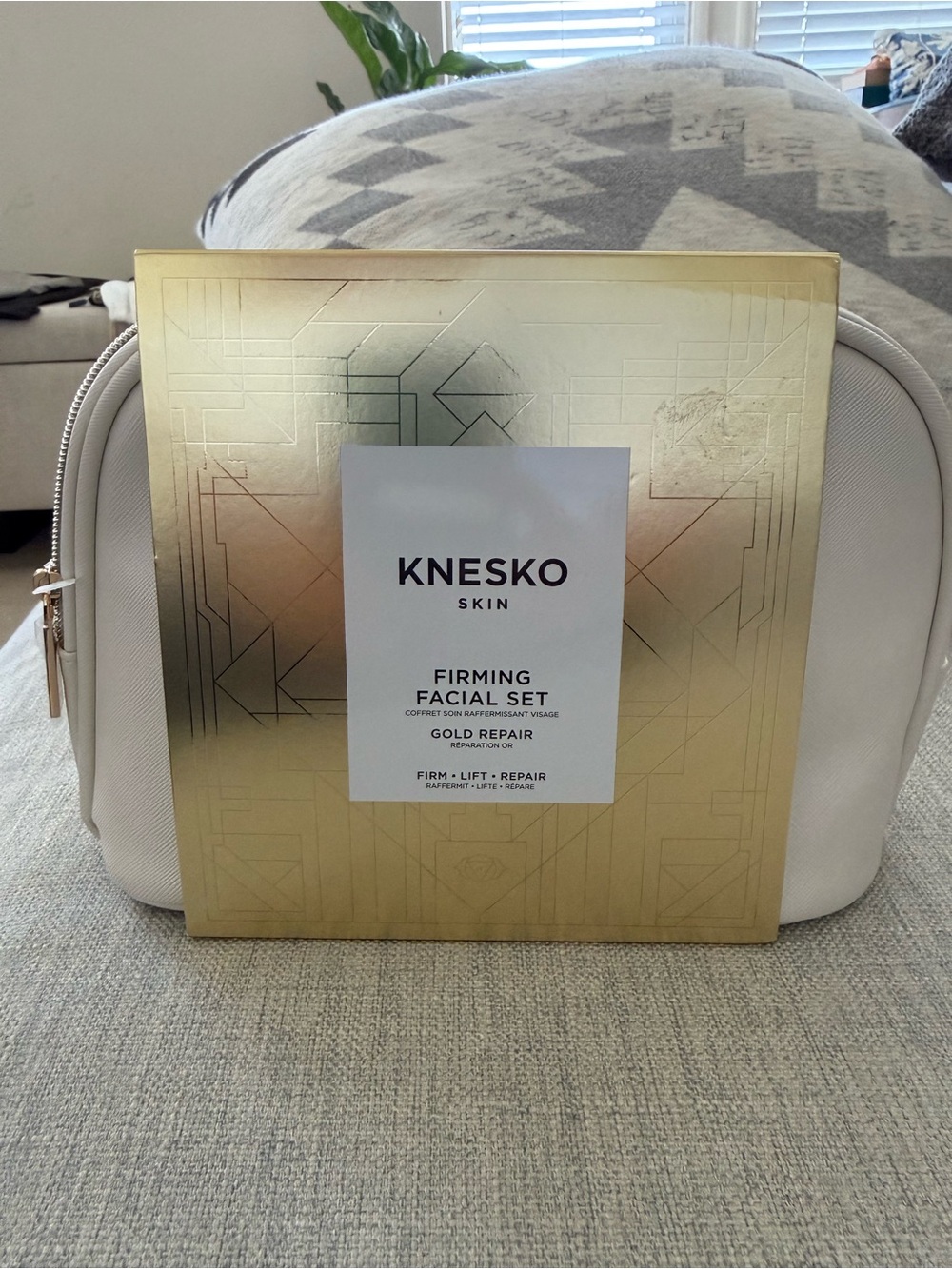 KNESKO Firming Facial Set with Cream Travel Pouch